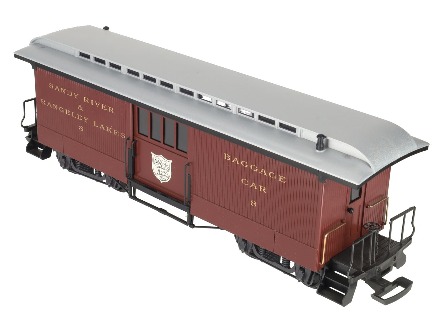 LGB 33840 G Scale Sandy River & Rangeley Lake Baggage Car #8 LN/Box