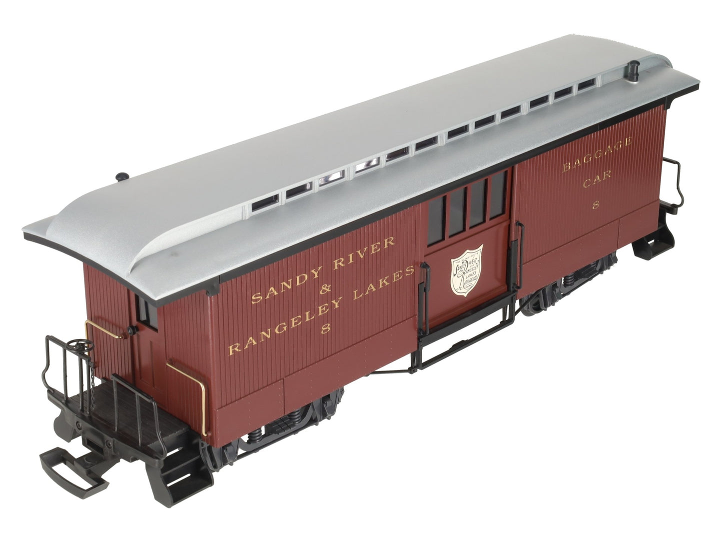 LGB 33840 G Scale Sandy River & Rangeley Lake Baggage Car #8 LN/Box