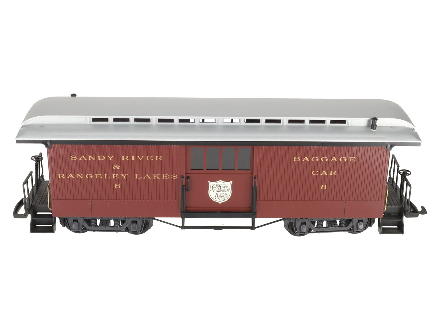 LGB 33840 G Scale Sandy River & Rangeley Lake Baggage Car #8 LN/Box