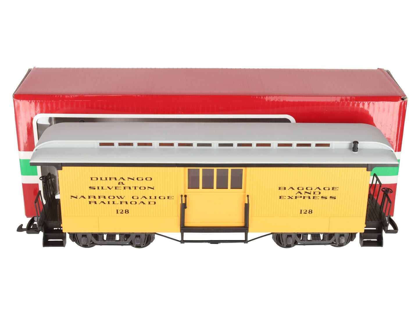 LGB 30843 G Scale D&S Baggage Car #128 LN/Box