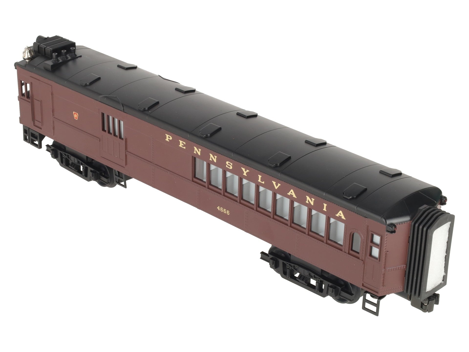 MTH 30-2158-1 O Gauge Pennsylvania Doodlebug Diesel Locomotive w/PS1 #4666 EX/Box