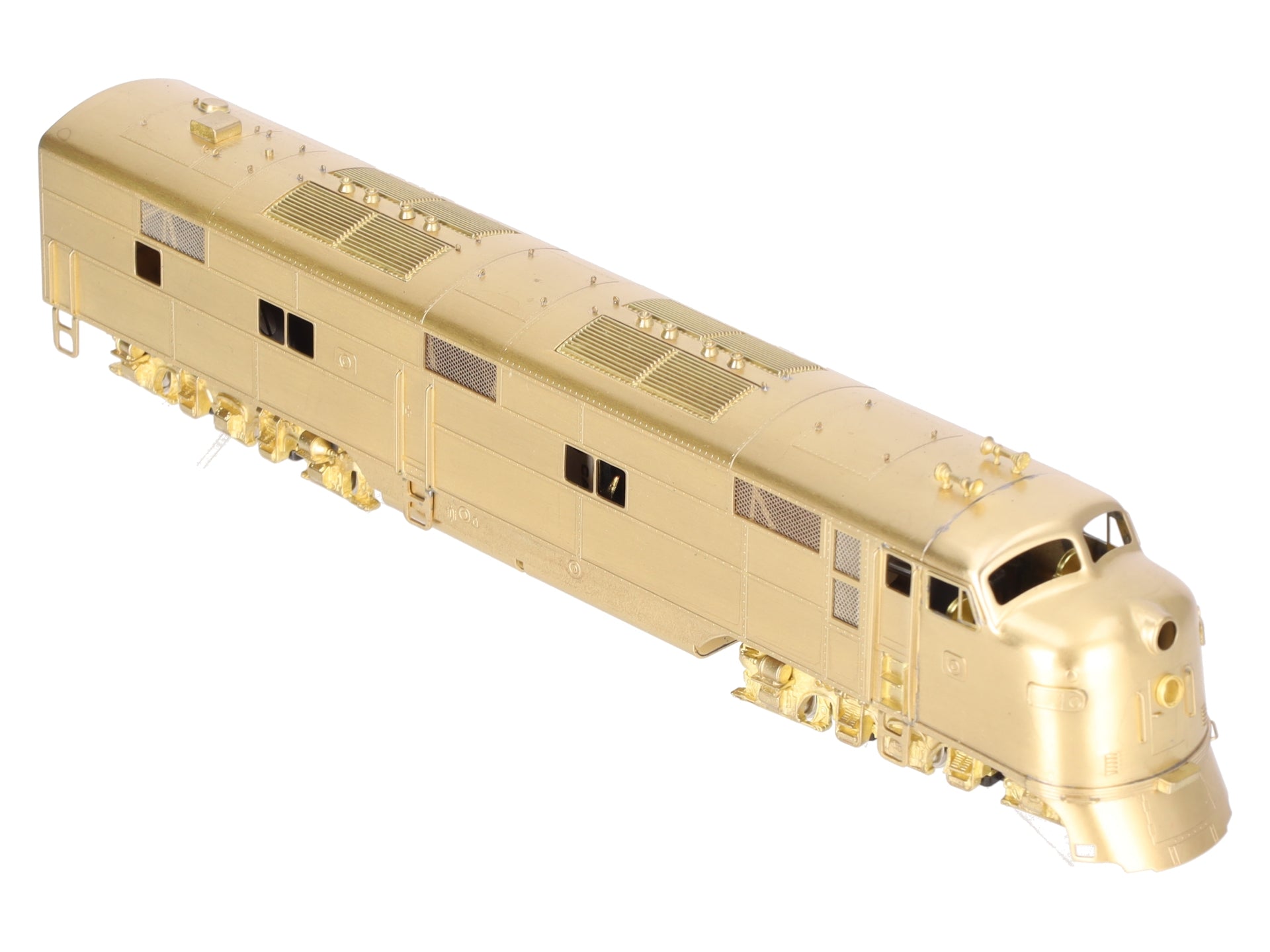 Oriental Limited HO BRASS EMD E7A 2000HP Diesel Loco w/ Small # Boards-Unpainted EX