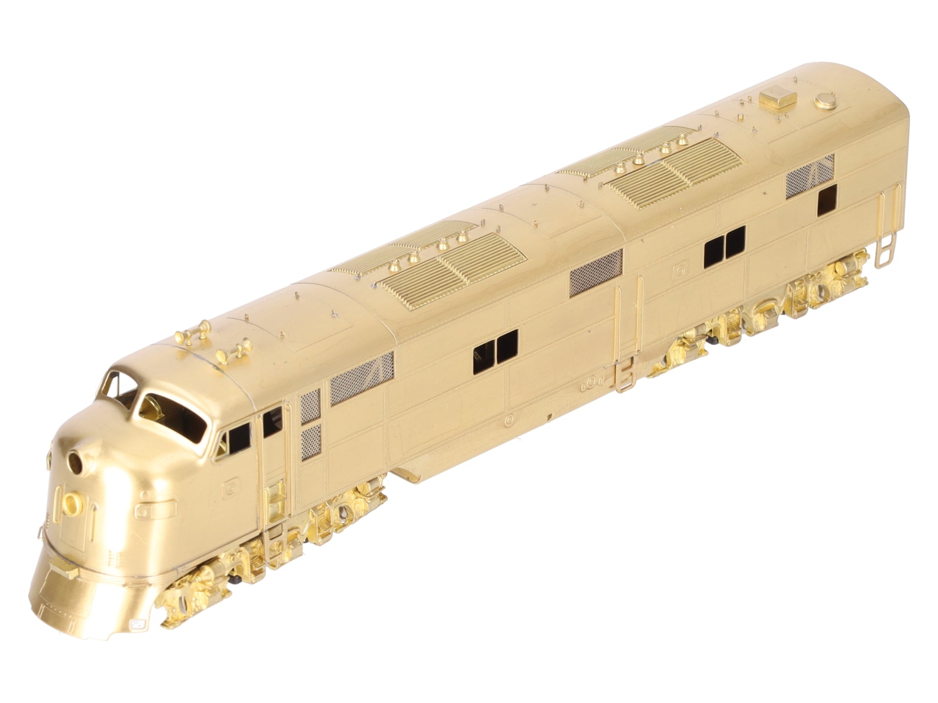 Oriental Limited HO BRASS EMD E7A 2000HP Diesel Loco w/ Small # Boards-Unpainted EX