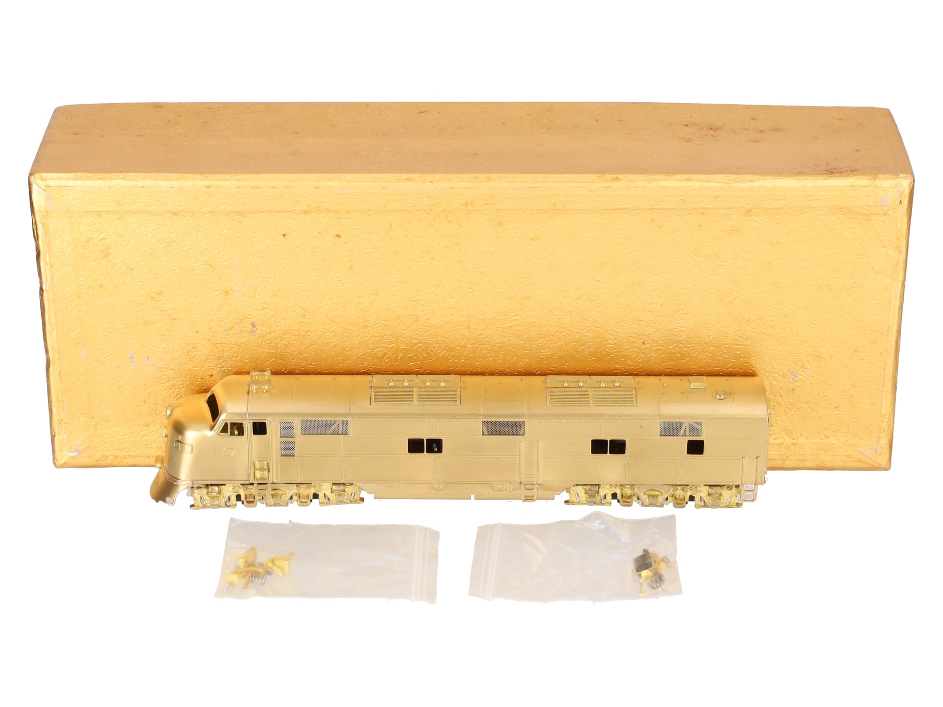 Oriental Limited HO BRASS EMD E7A 2000HP Diesel Loco w/ Small # Boards-Unpainted EX
