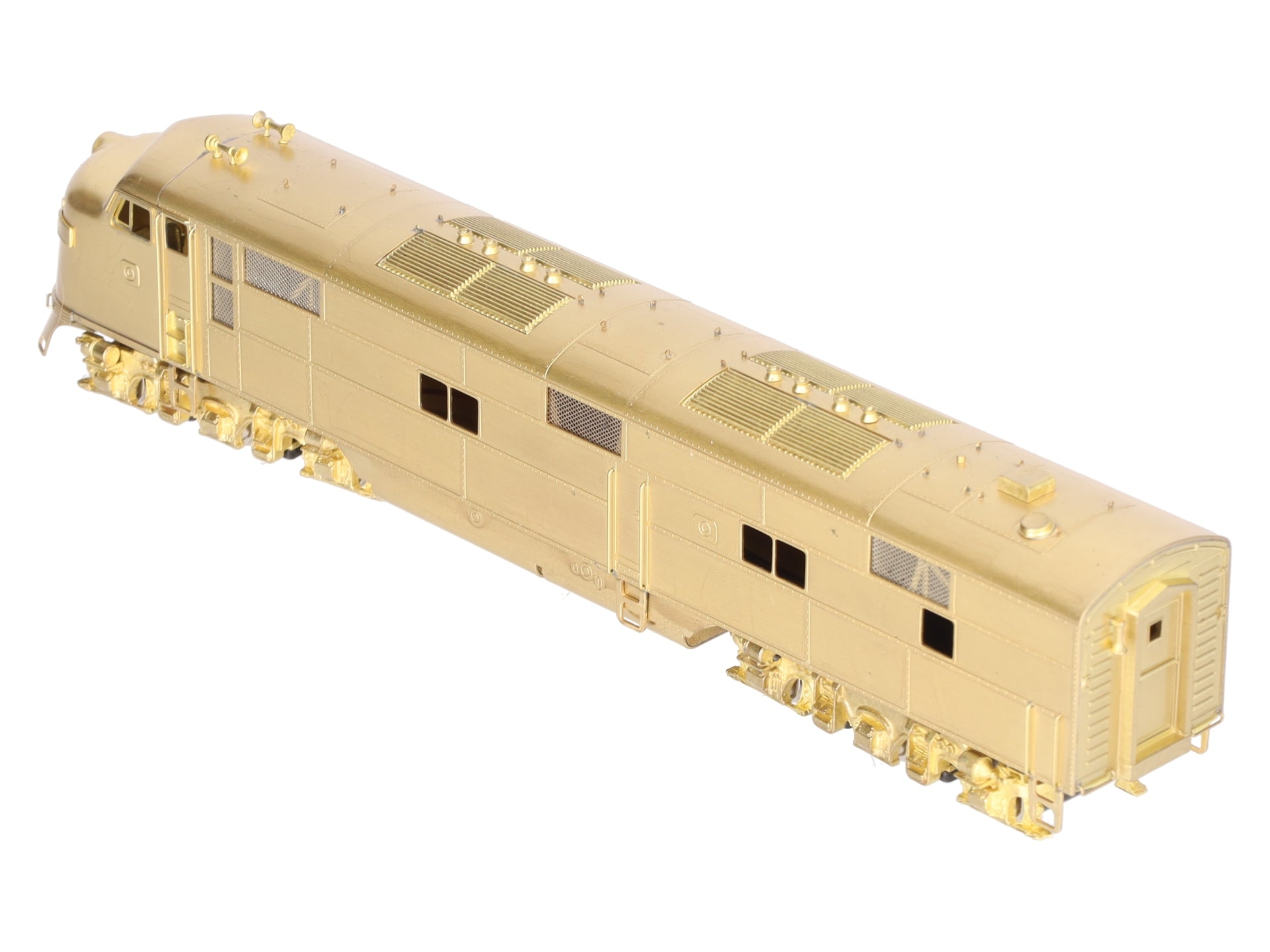 Oriental Limited HO BRASS EMD E7A 2000HP Diesel Loco w/ Small # Boards-Unpainted EX