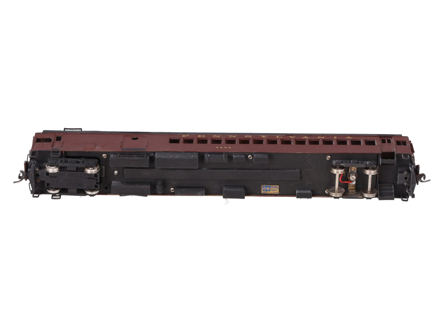 Custom NJ Brass 143 O Scale BRASS Pennsylvania Gas Electric #4666 (2 Rail)/Box