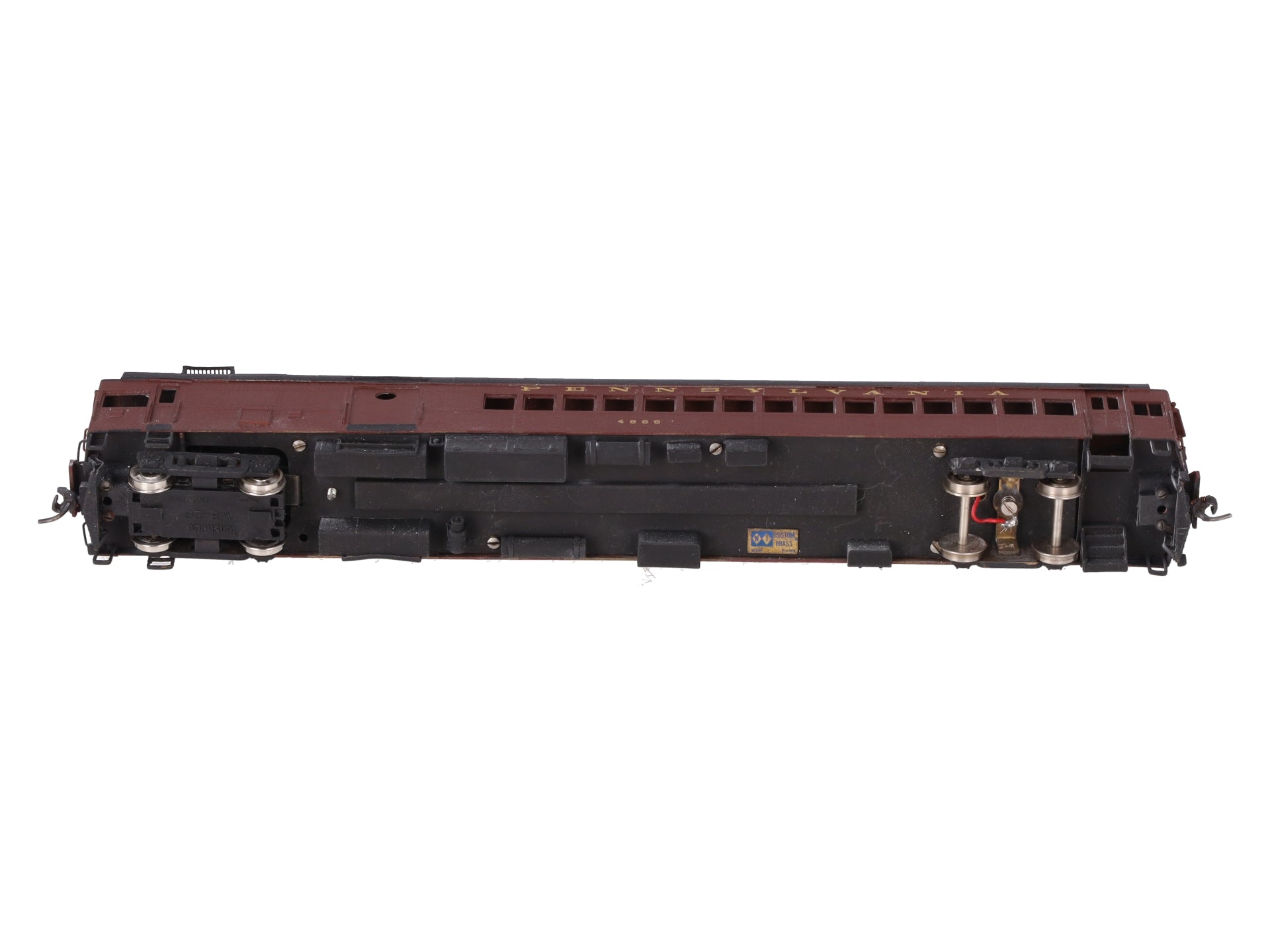 Custom NJ Brass 143 O Scale BRASS Pennsylvania Gas Electric #4666 (2 Rail)/Box