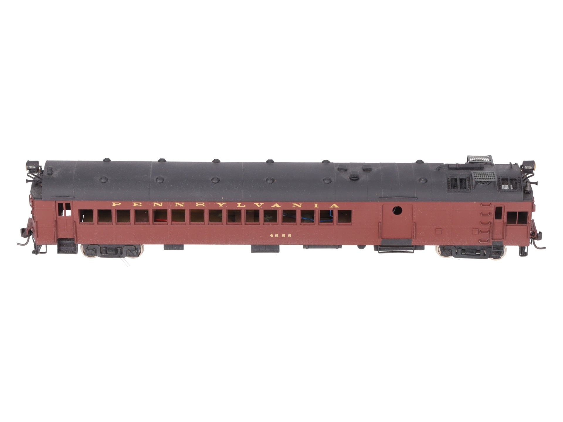 Custom NJ Brass 143 O Scale BRASS Pennsylvania Gas Electric #4666 (2 Rail)/Box