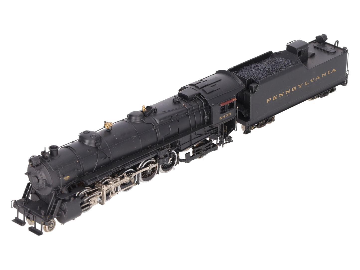 Alco Models S-119 HO BRASS PRR N-2sa 2-10-2 Steam Locomotive & Tender - Painted EX/Box
