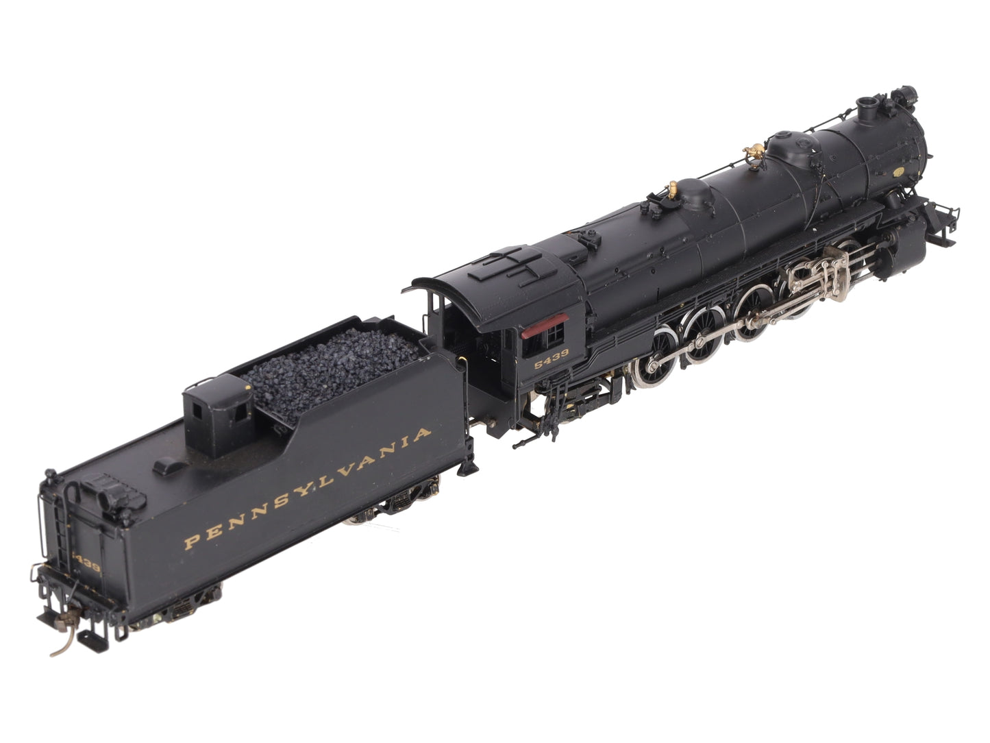 Alco Models S-119 HO BRASS PRR N-2sa 2-10-2 Steam Locomotive & Tender - Painted EX/Box