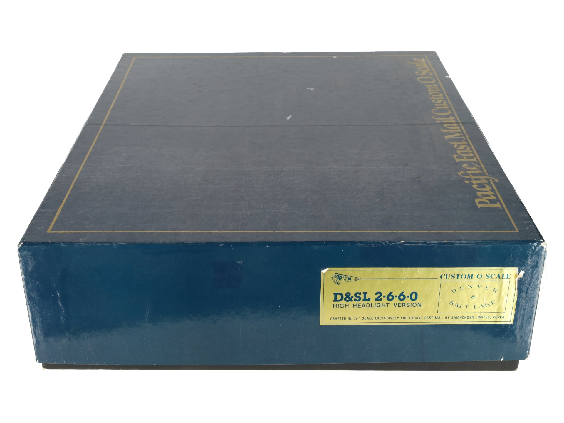 Pacific Fast Mail O Scale 2-Rail Denver & Salt Lake 2-6-6-0 Locomotive & Tender EX/Box