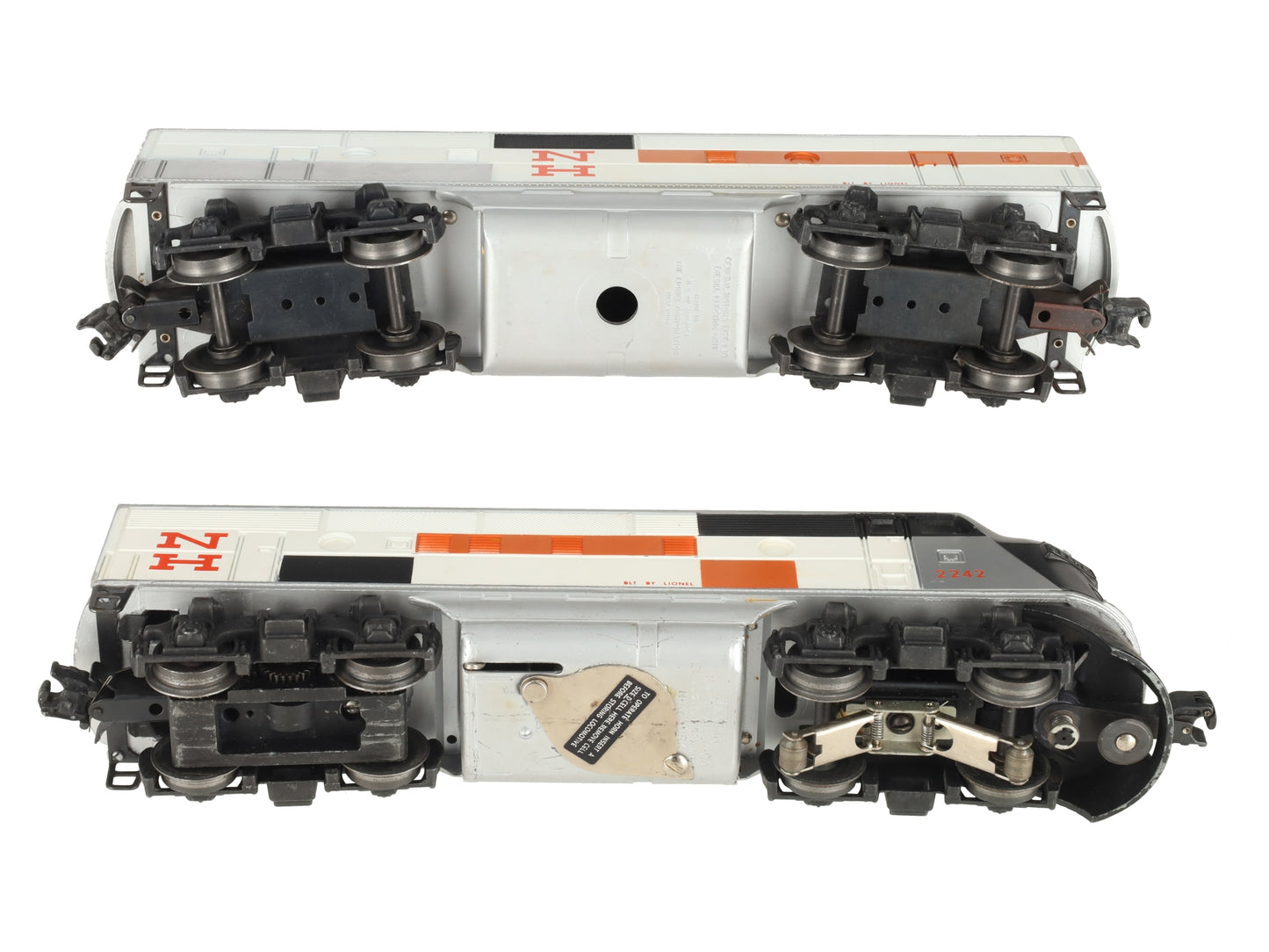 Lionel 2242 Vintage O New Haven F3 AB Diesel Locomotive EX
