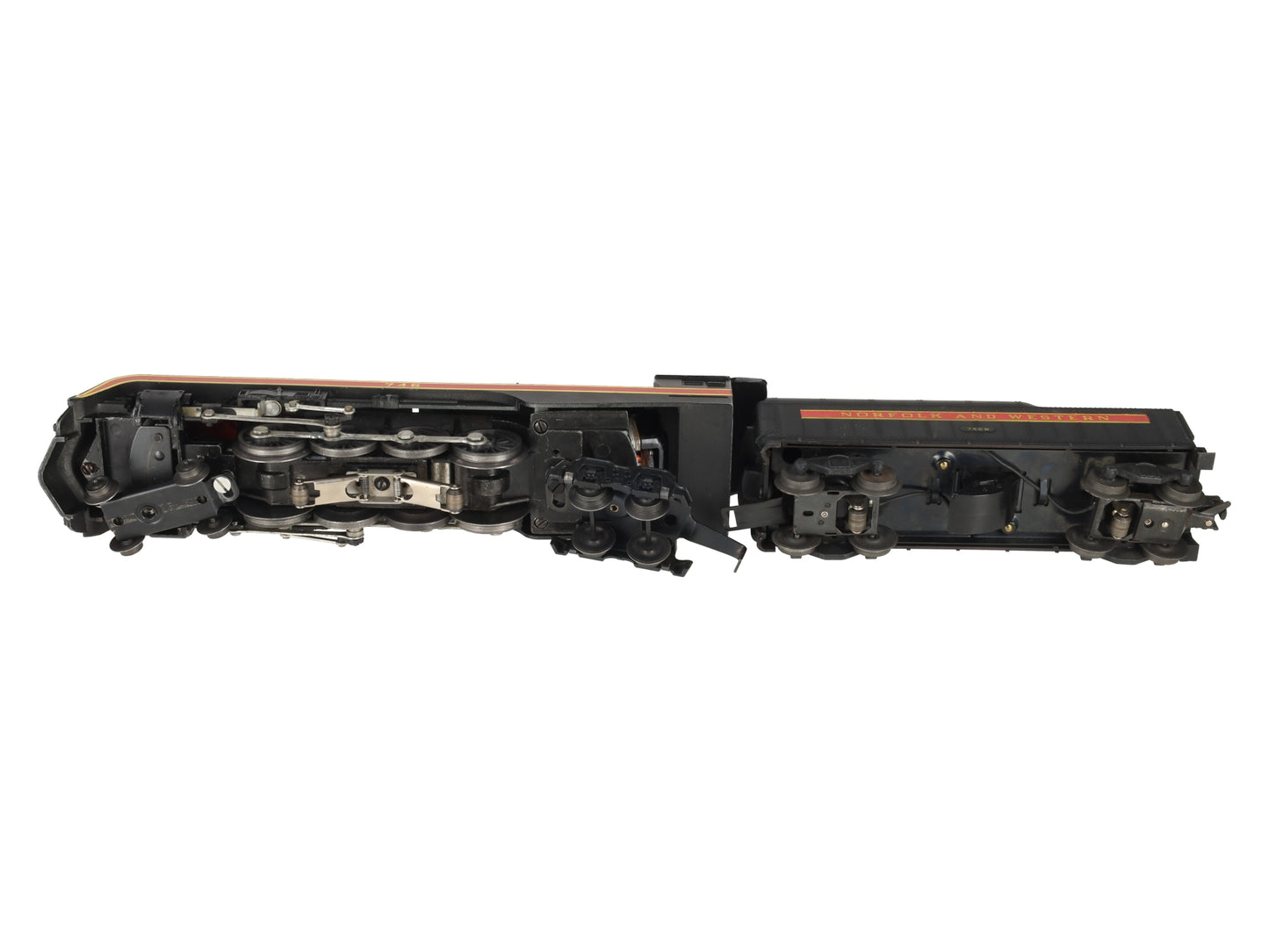 Lionel 746 Vintage O N&W J Class 4-8-4 Steam Locomotive & 746W Tender EX