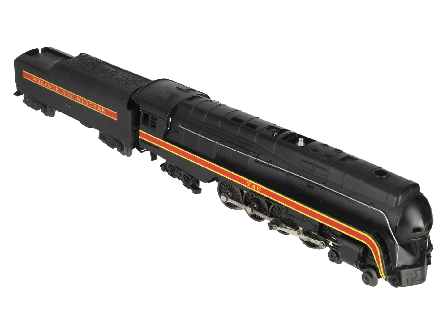 Lionel 746 Vintage O N&W J Class 4-8-4 Steam Locomotive & 746W Tender EX