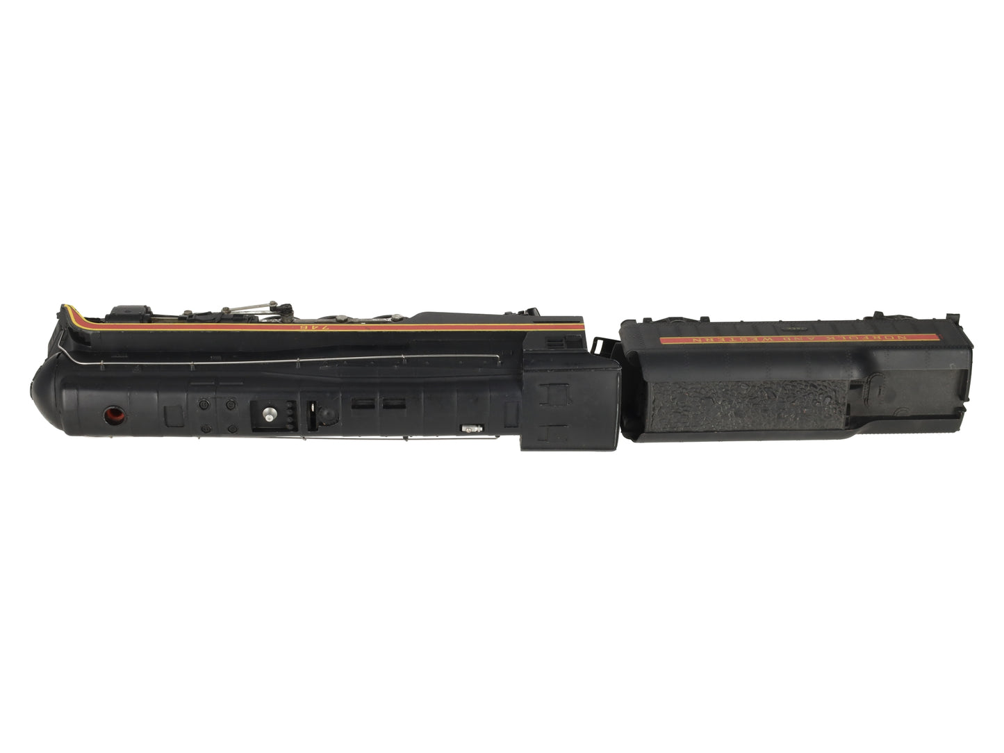 Lionel 746 Vintage O N&W J Class 4-8-4 Steam Locomotive & 746W Tender EX