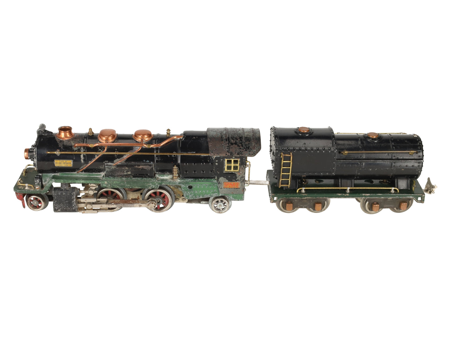 Lionel 260E Vintage O Prewar 2-4-2 Tinplate Steam Locomotive w/ 260T Tender