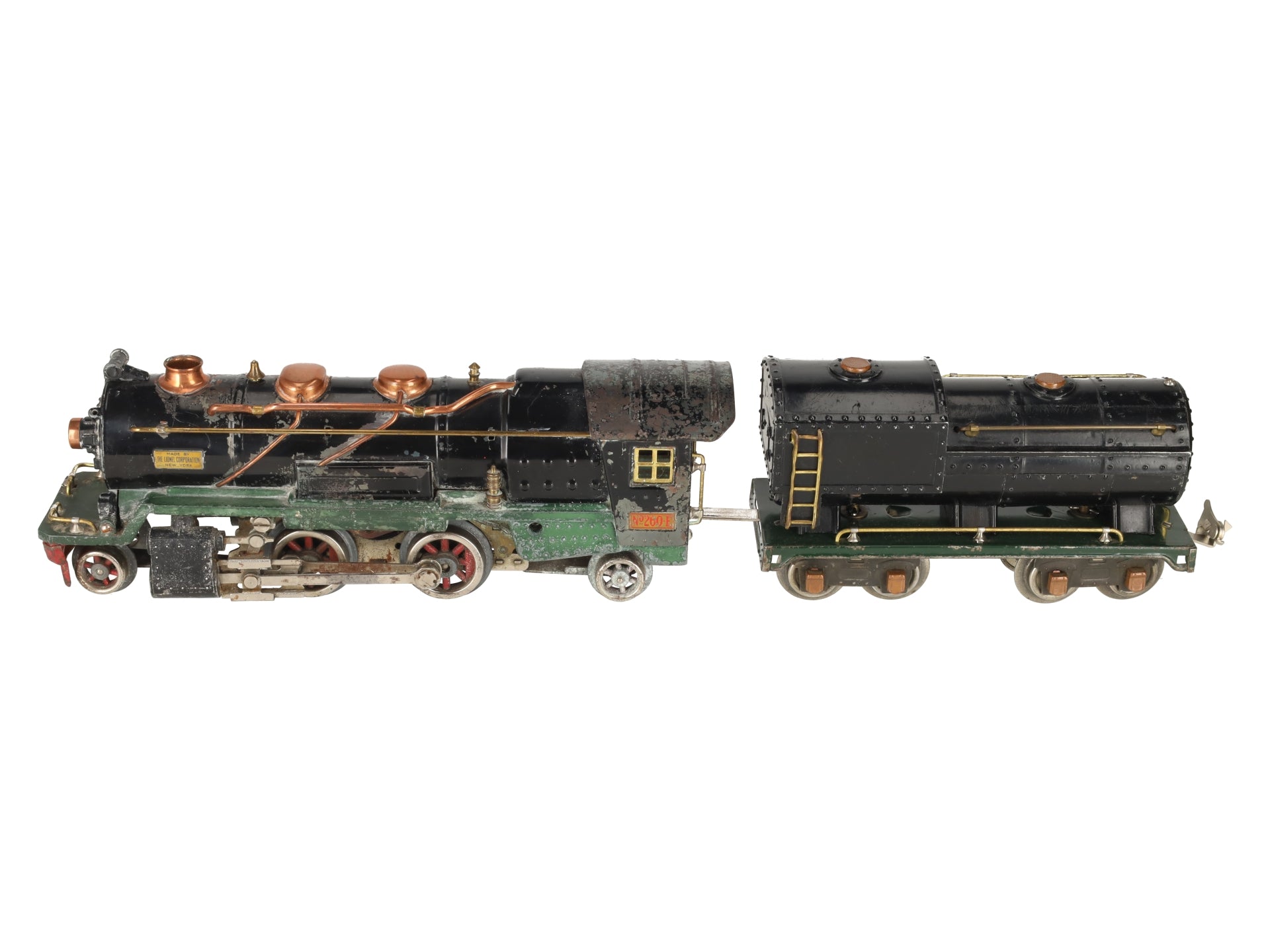 Lionel 260E Vintage O Prewar 2-4-2 Tinplate Steam Locomotive w/ 260T Tender