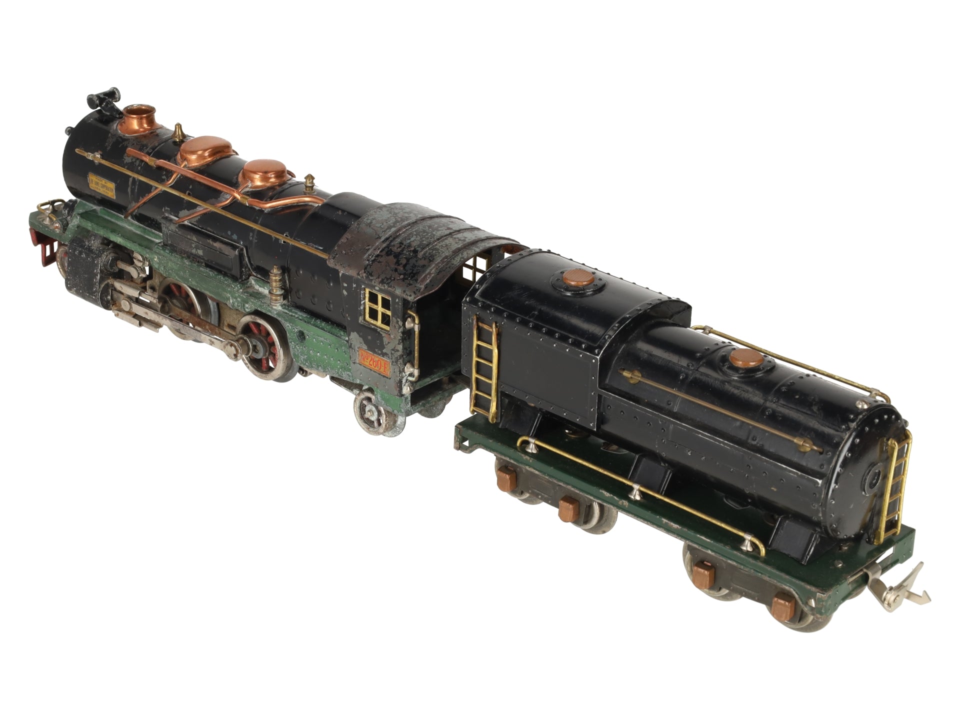 Lionel 260E Vintage O Prewar 2-4-2 Tinplate Steam Locomotive w/ 260T Tender
