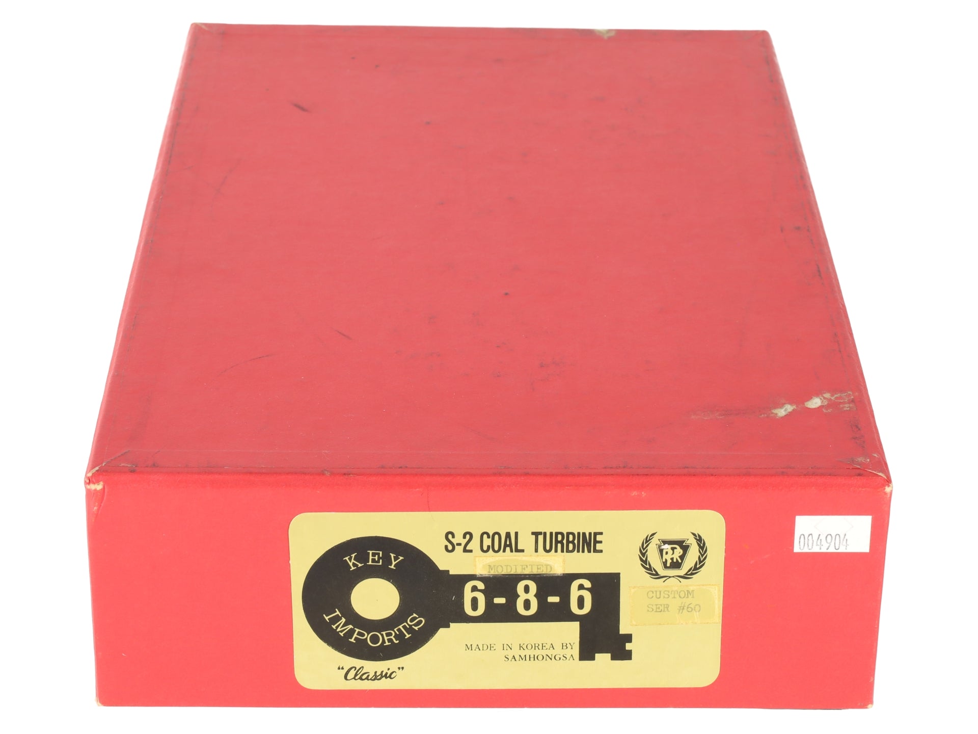 Key Imports HO BRASS PRR S-2 6-8-6 Modified Coal Turbine -Factory Painted EX/Box