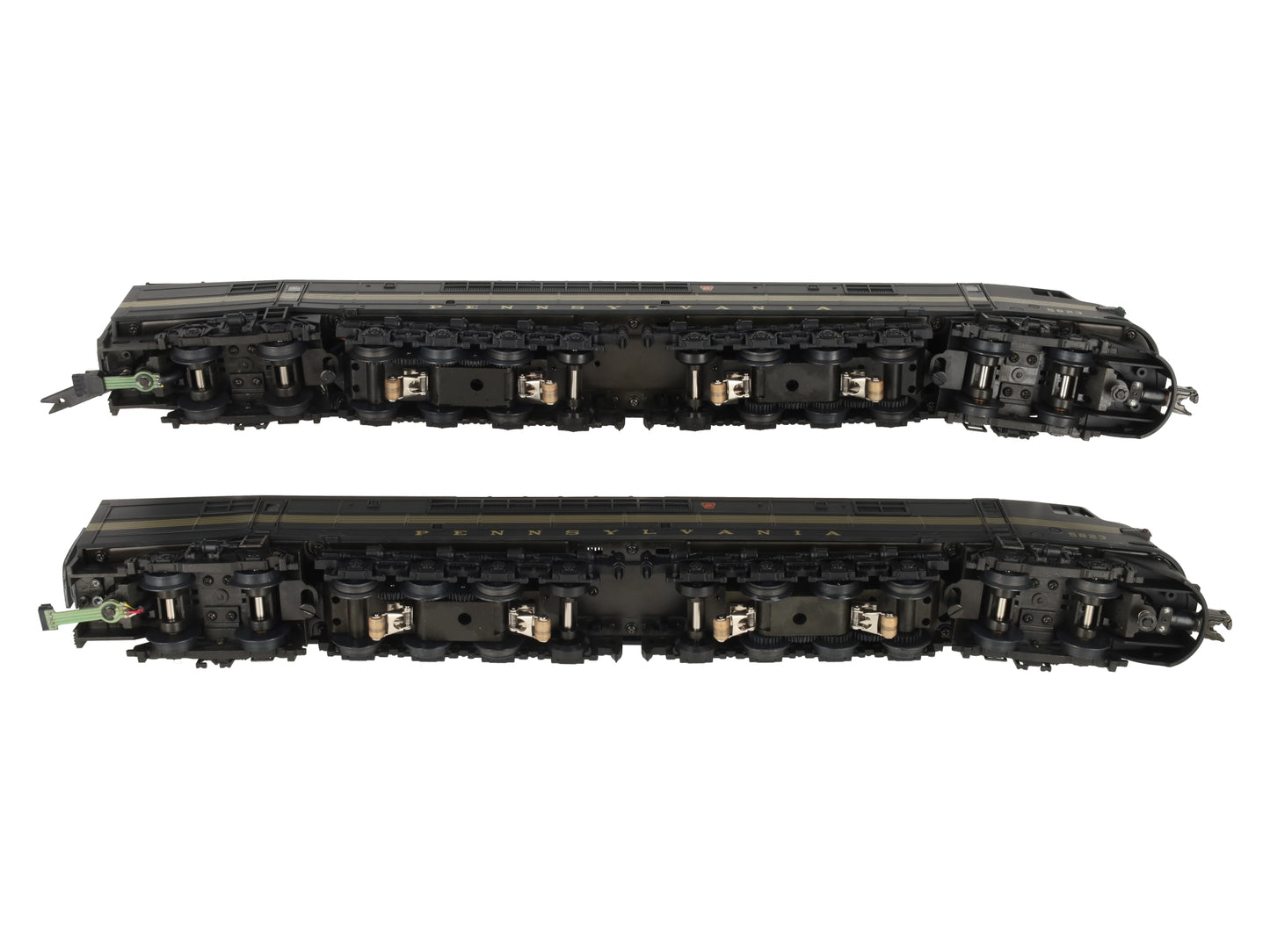 MTH 20-2200-1 O Gauge PRR Centipede AA Diesel Engine Set w/PS1 #5823 LN/Box