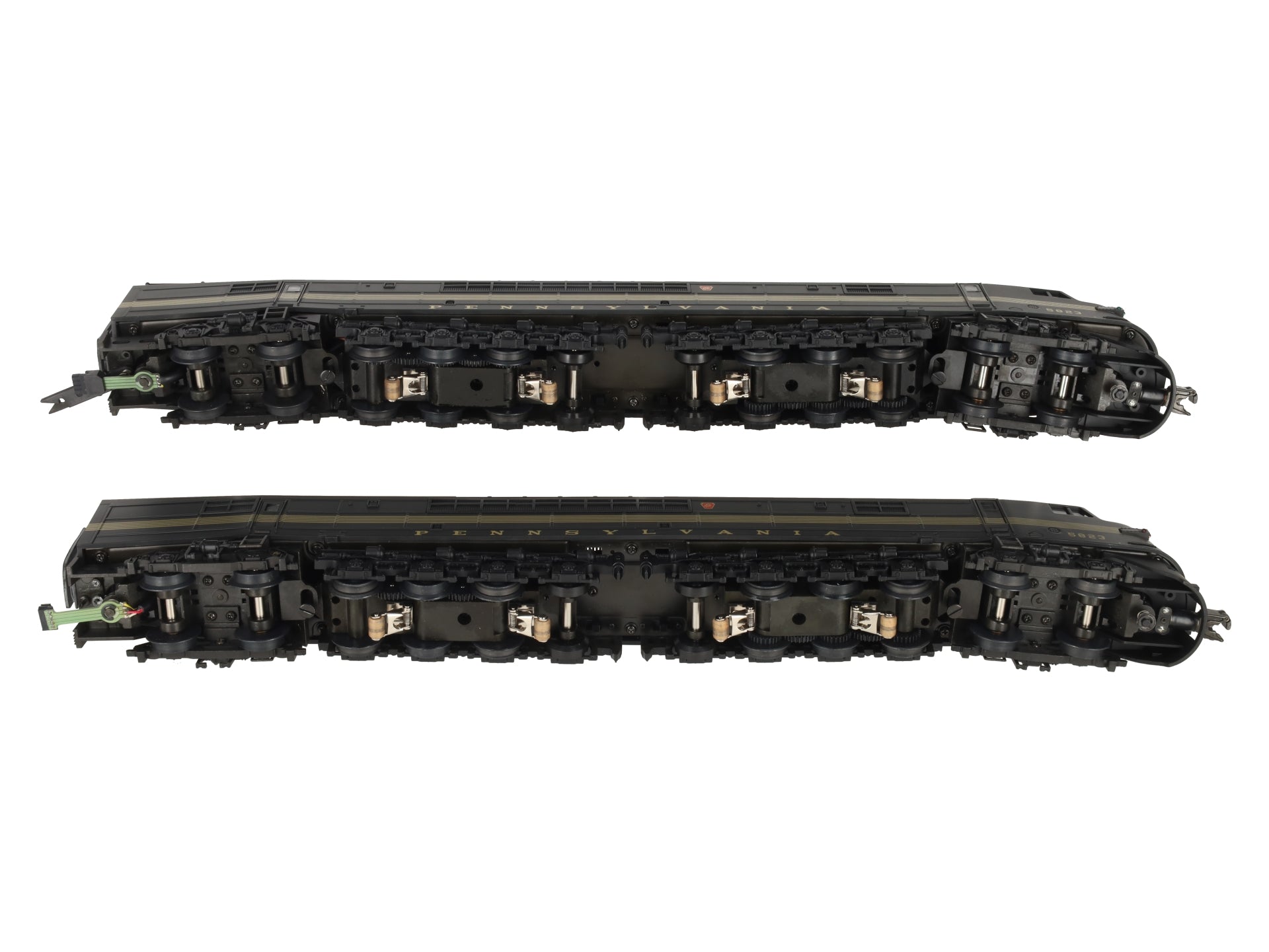 MTH 20-2200-1 O Gauge PRR Centipede AA Diesel Engine Set w/PS1 #5823 LN/Box