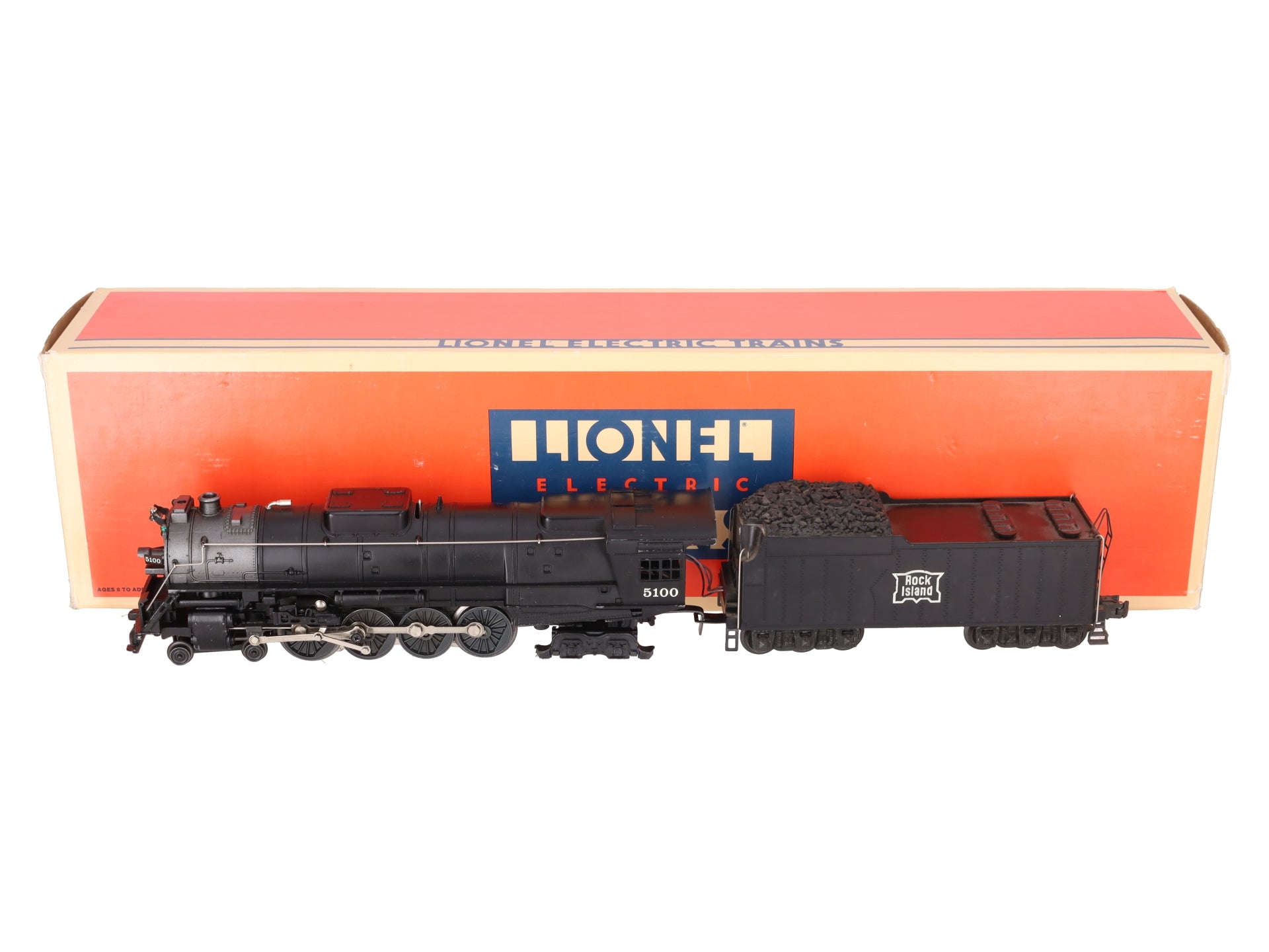 Lionel 6-18001 O Gauge Rock Island 4-8-4 Steam Locomotive & Tender #5100 LN/Box