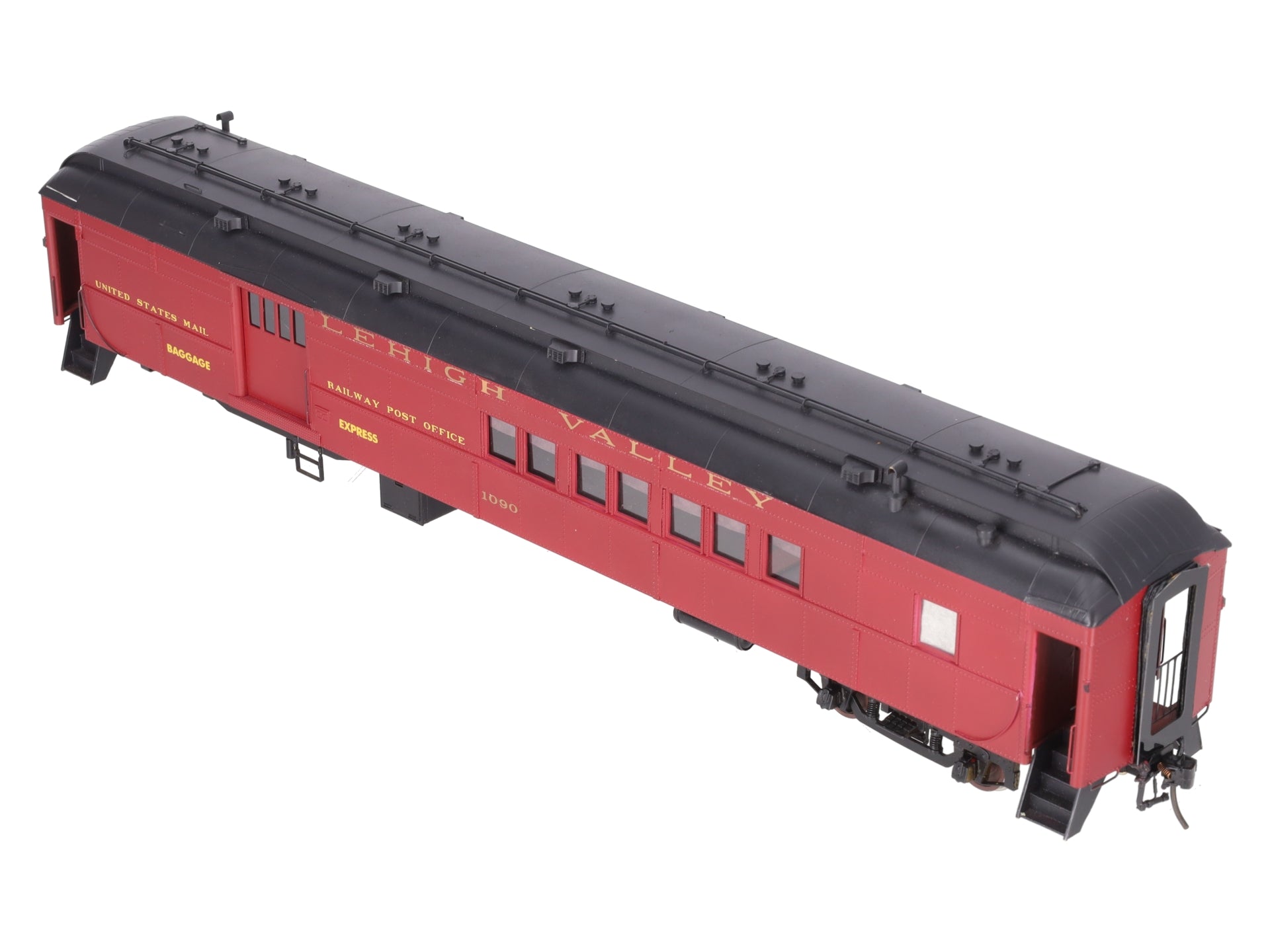 Oriental Limited 753 O BRASS Scale Lehigh Valley Combine Passenger Car -2 Rail/Box