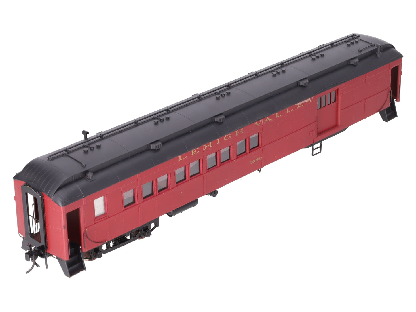 Oriental Limited 753 O BRASS Scale Lehigh Valley Combine Passenger Car -2 Rail/Box