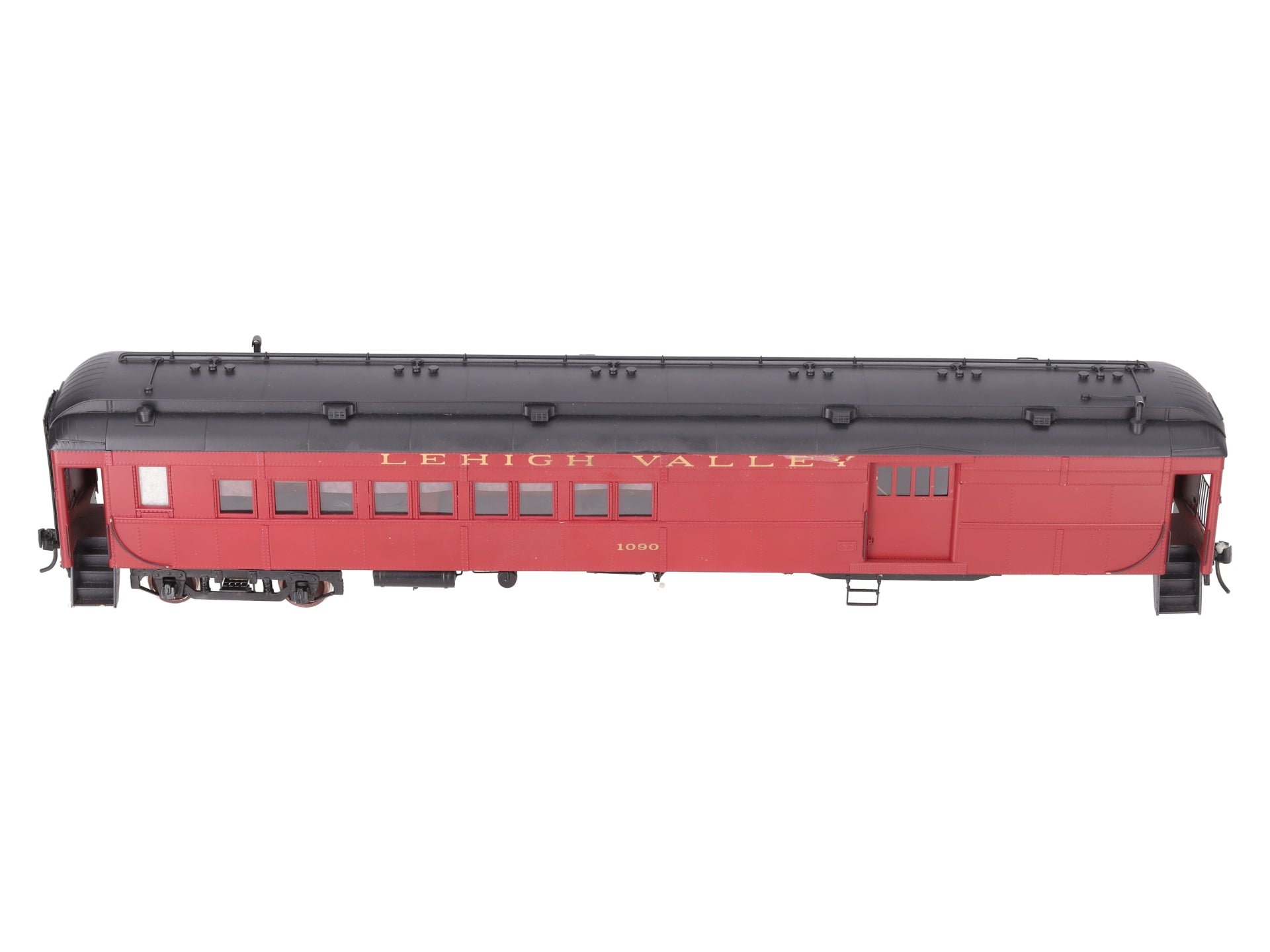 Oriental Limited 753 O BRASS Scale Lehigh Valley Combine Passenger Car -2 Rail/Box