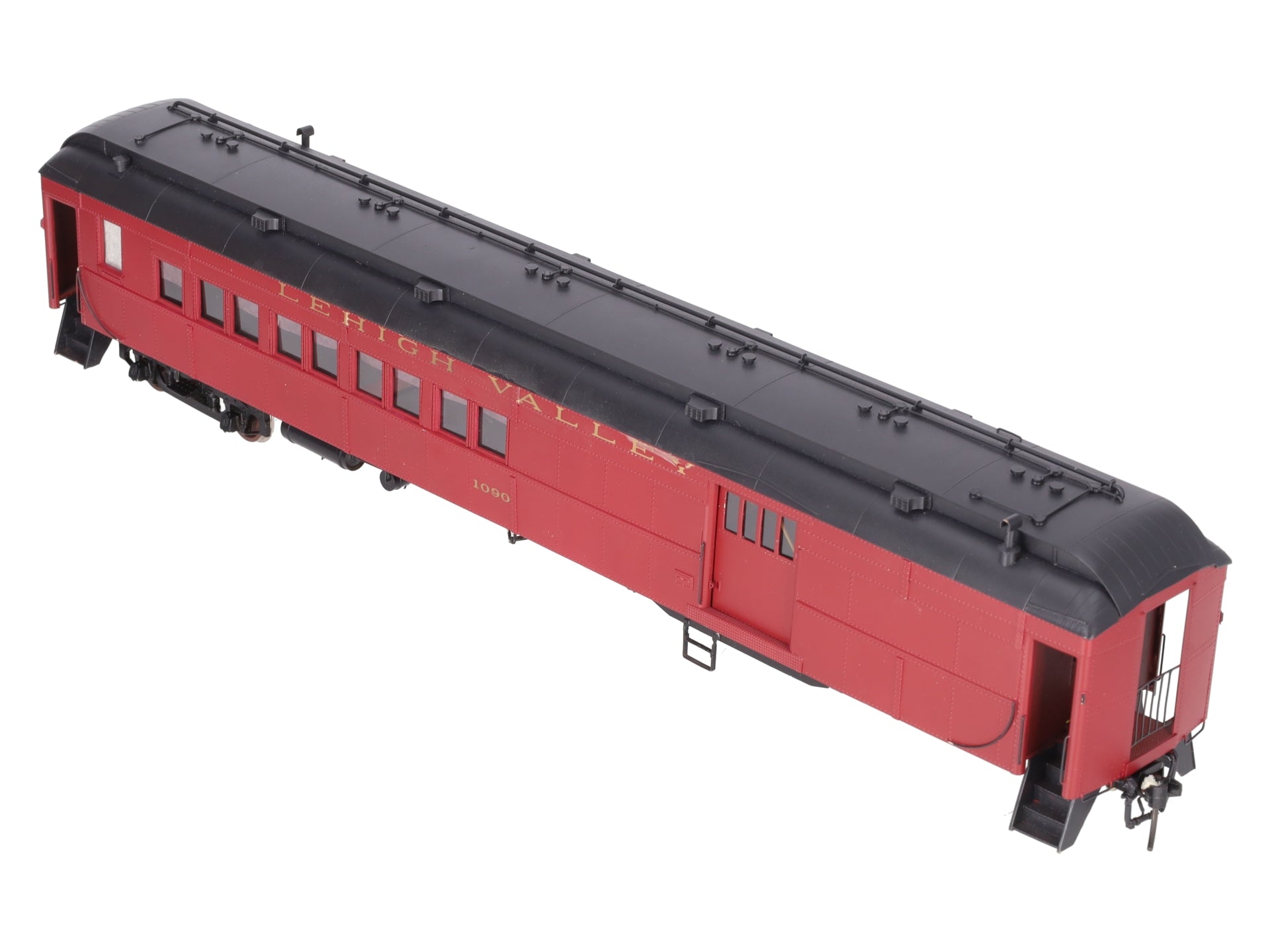 Oriental Limited 753 O BRASS Scale Lehigh Valley Combine Passenger Car -2 Rail/Box