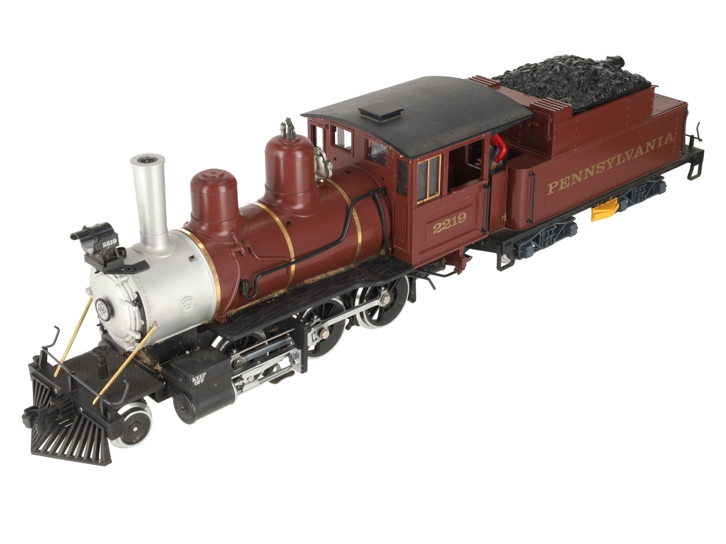 LGB 2219S Pennsylvania Steam Locomotive & Tender w/ Electronic Sound VG/Box