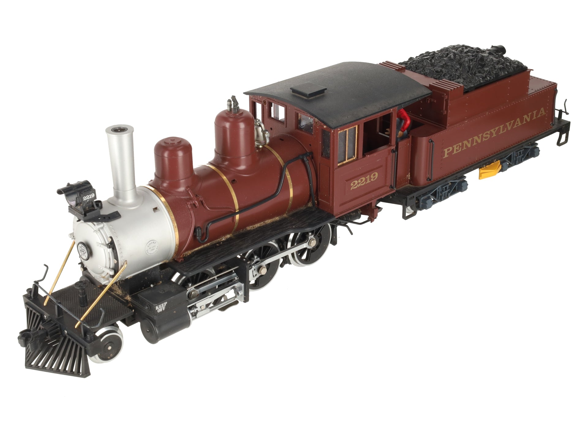 LGB 2219S Pennsylvania Steam Locomotive & Tender w/ Electronic Sound VG/Box