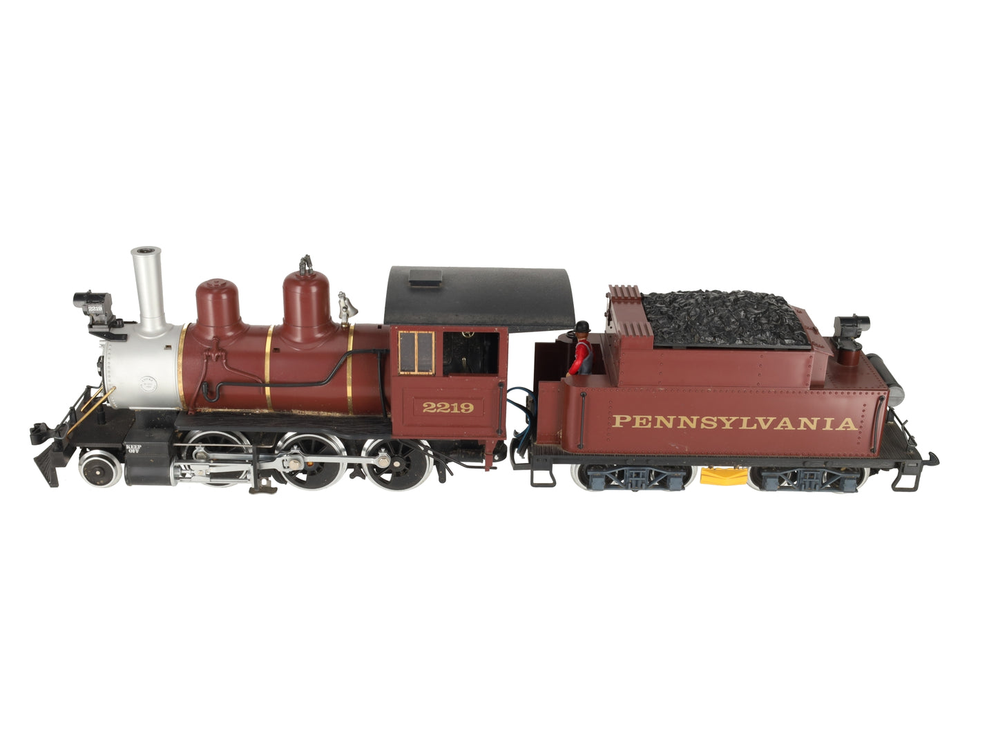 LGB 2219S Pennsylvania Steam Locomotive & Tender w/ Electronic Sound EX/Box