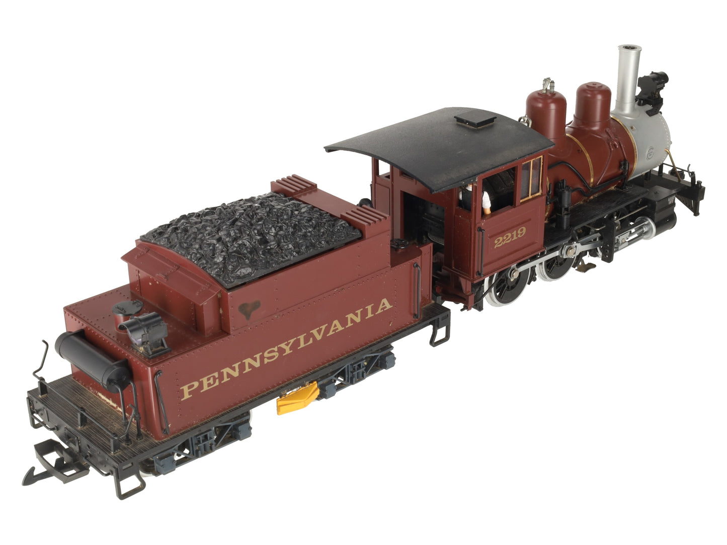 LGB 2219S Pennsylvania Steam Locomotive & Tender w/ Electronic Sound VG/Box