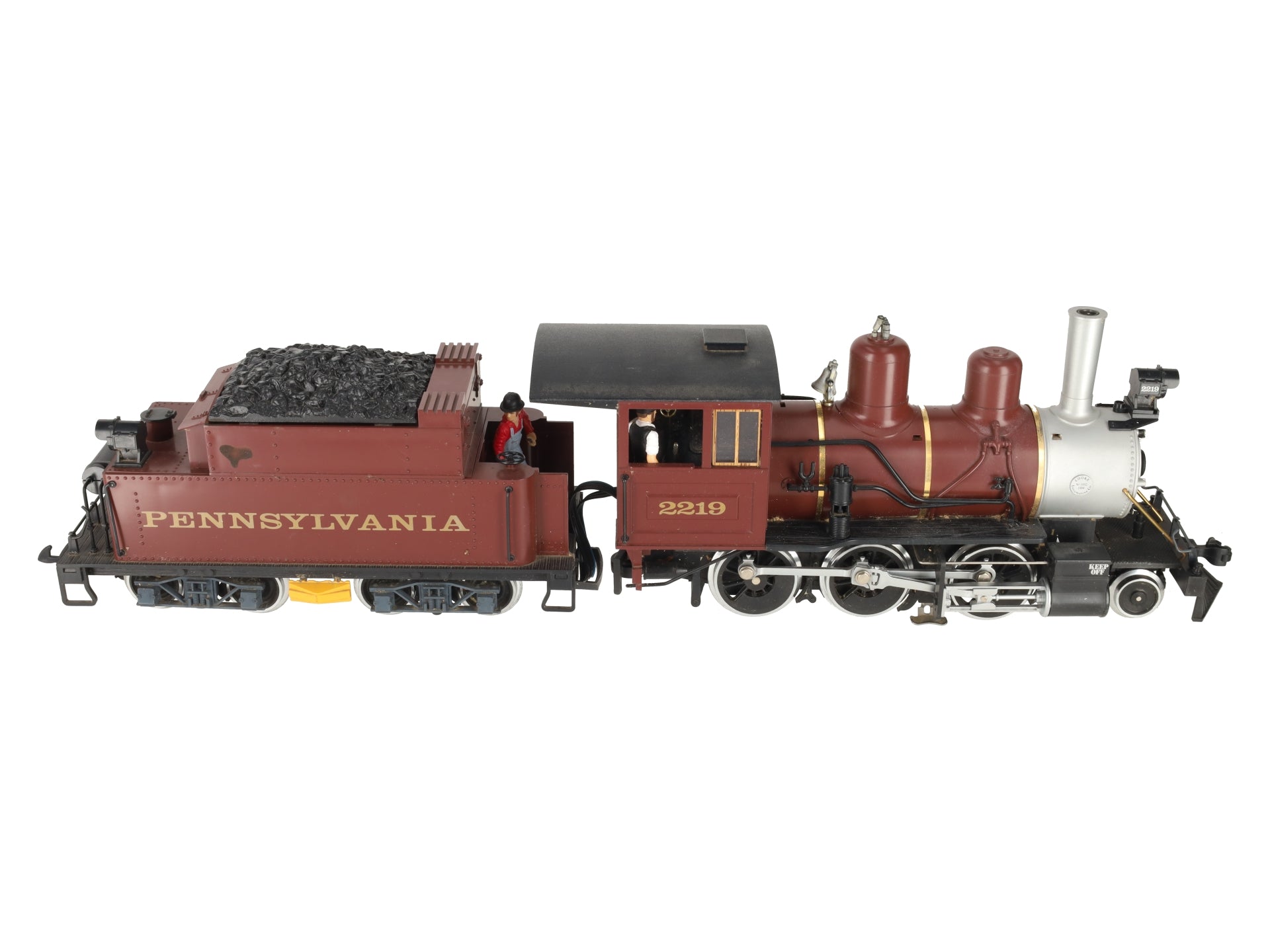 LGB 2219S Pennsylvania Steam Locomotive & Tender w/ Electronic Sound VG/Box
