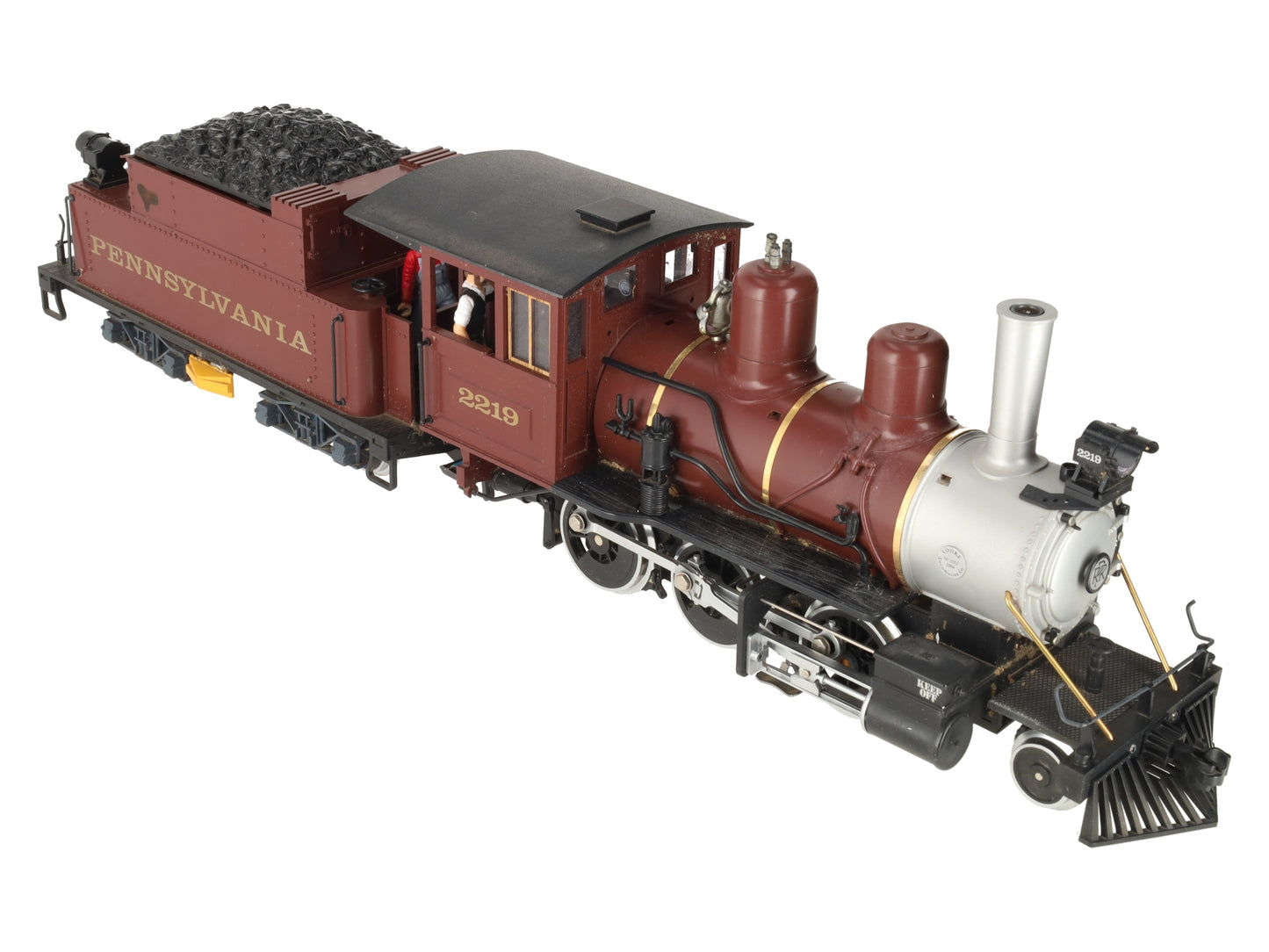LGB 2219S Pennsylvania Steam Locomotive & Tender w/ Electronic Sound VG/Box