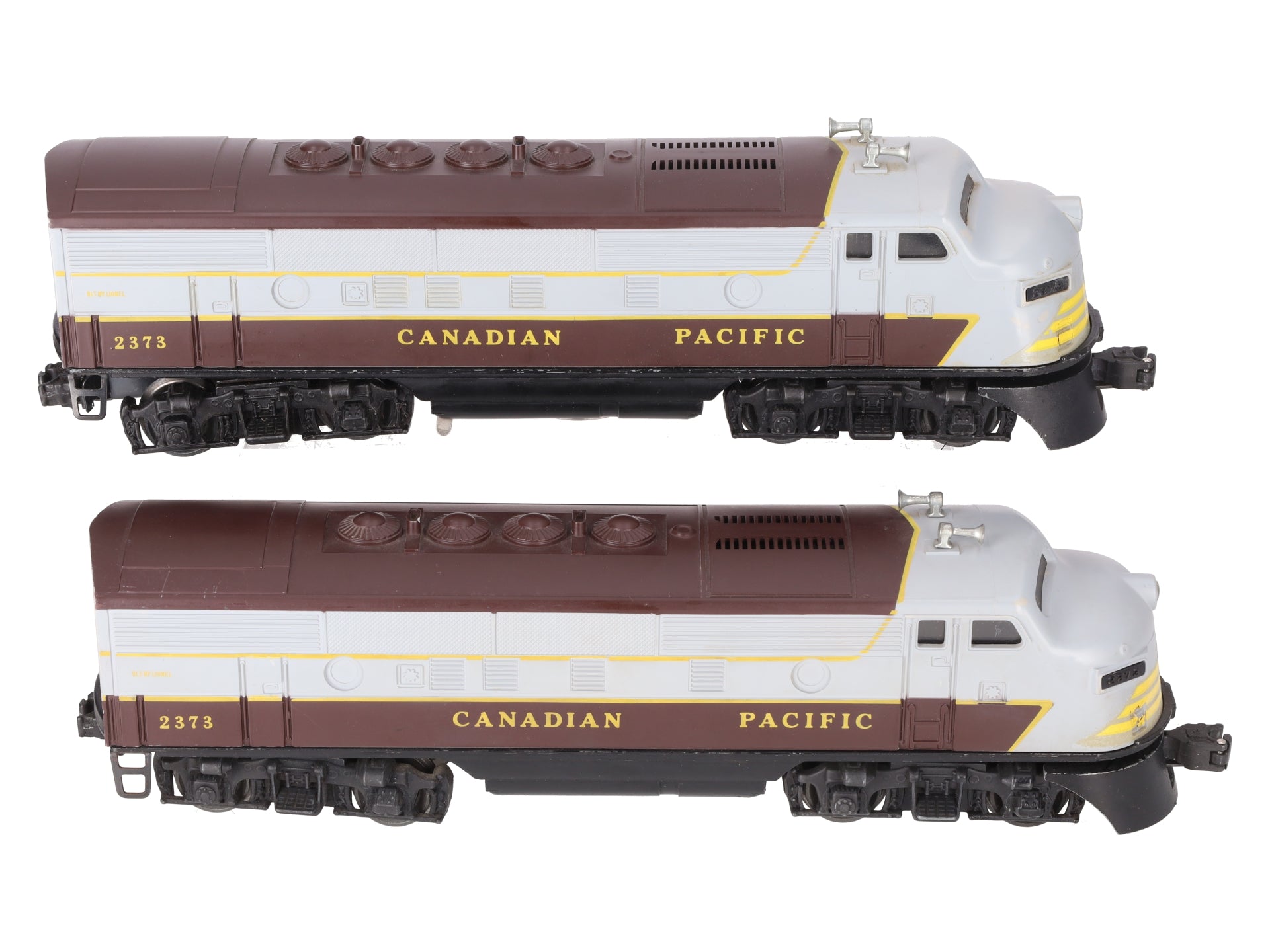 Lionel 2373 Vintage O Canadian Pacific F3 AA Diesel Locomotive Set VG