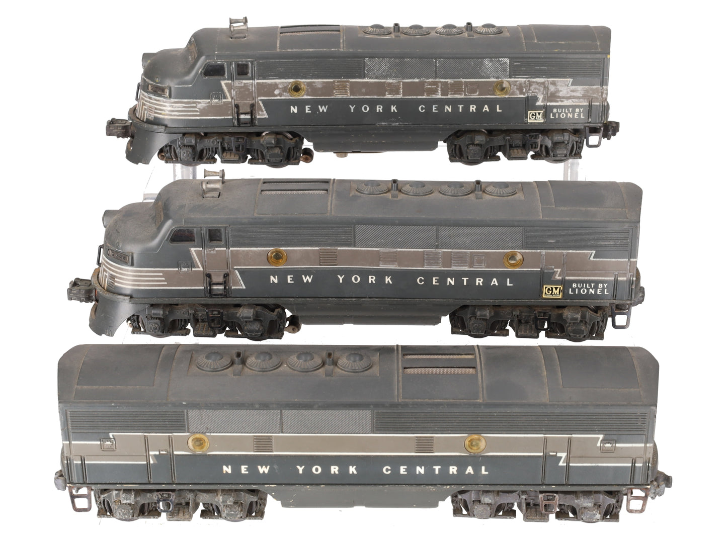 Lionel 2344 Vintage O New York Central F-3 ABA Diesel Locomotive Set VG
