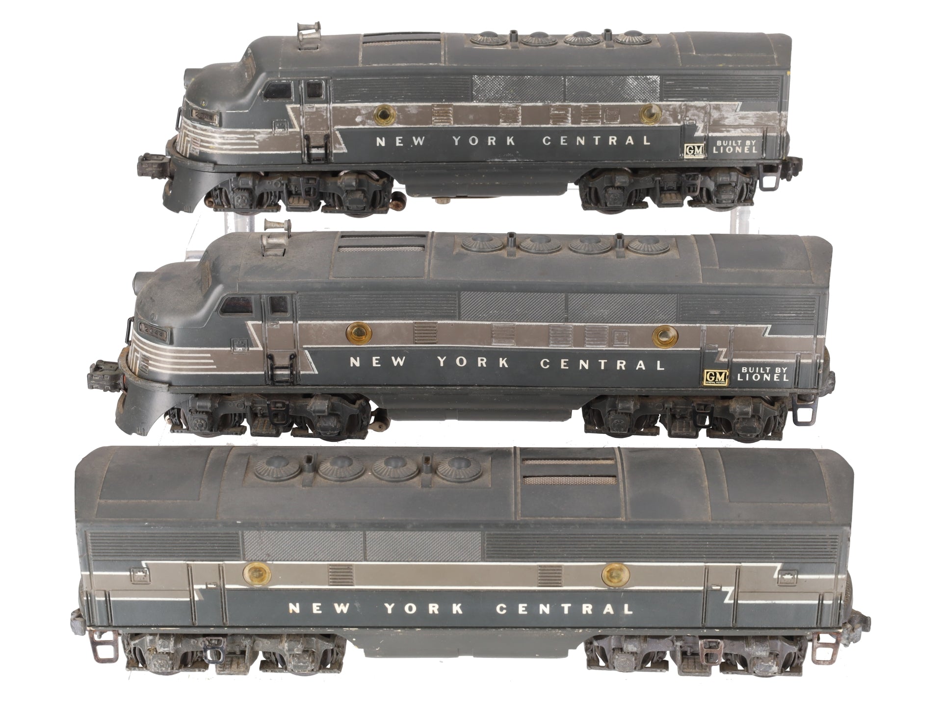 Lionel 2344 Vintage O New York Central F-3 ABA Diesel Locomotive Set VG