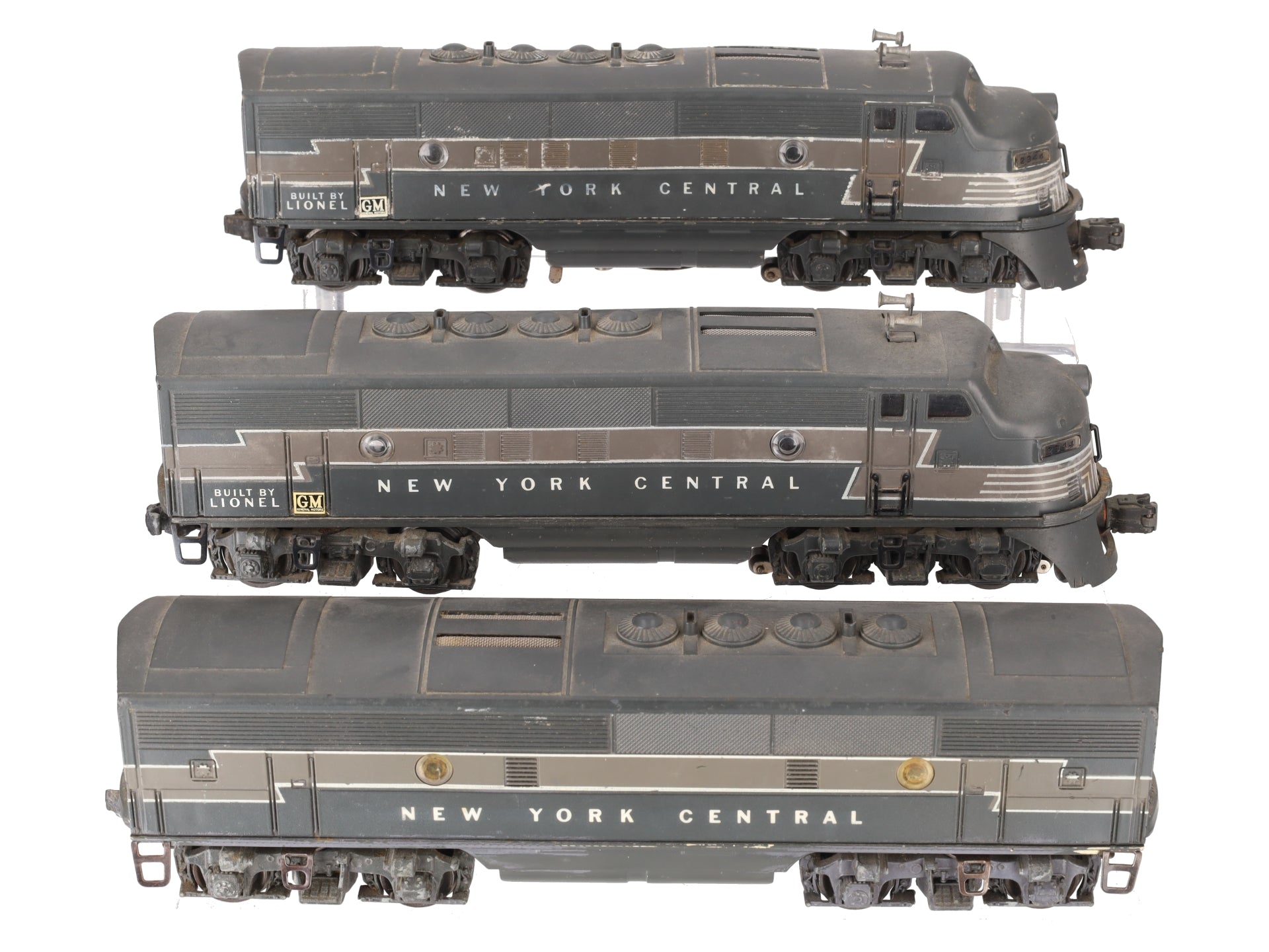 Lionel 2344 Vintage O New York Central F-3 ABA Diesel Locomotive Set VG