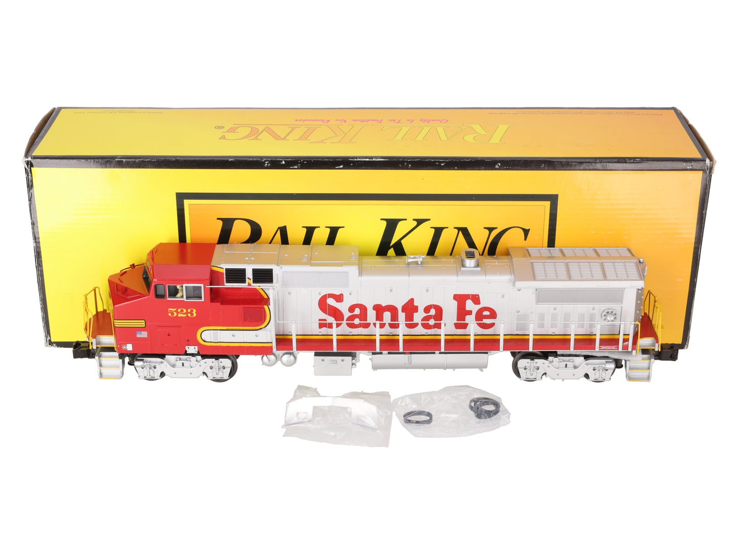 MTH 30-20057-1 Santa Fe Dash-8 Diesel Engine w/Proto-Sound 3.0 #523 EX/Box