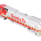 MTH 30-20057-1 Santa Fe Dash-8 Diesel Engine w/Proto-Sound 3.0 #523 EX/Box