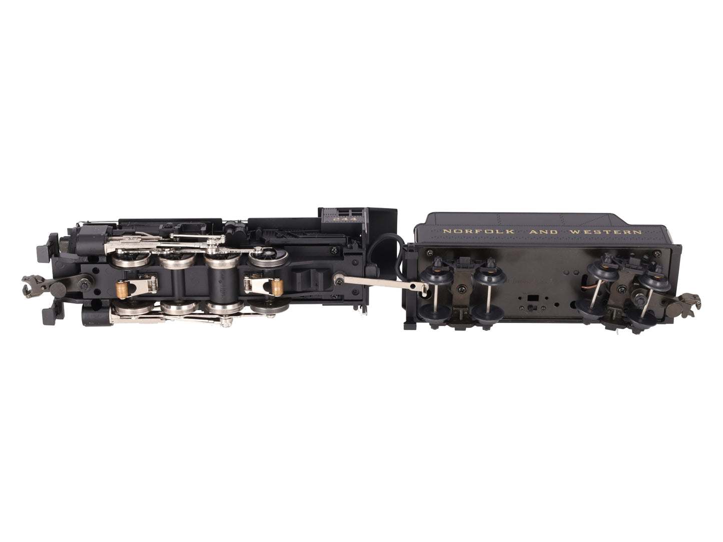 MTH 30-1111 O Gauge N&W 0-8-0 Die-cast Steam Switcher #244 EX/Box