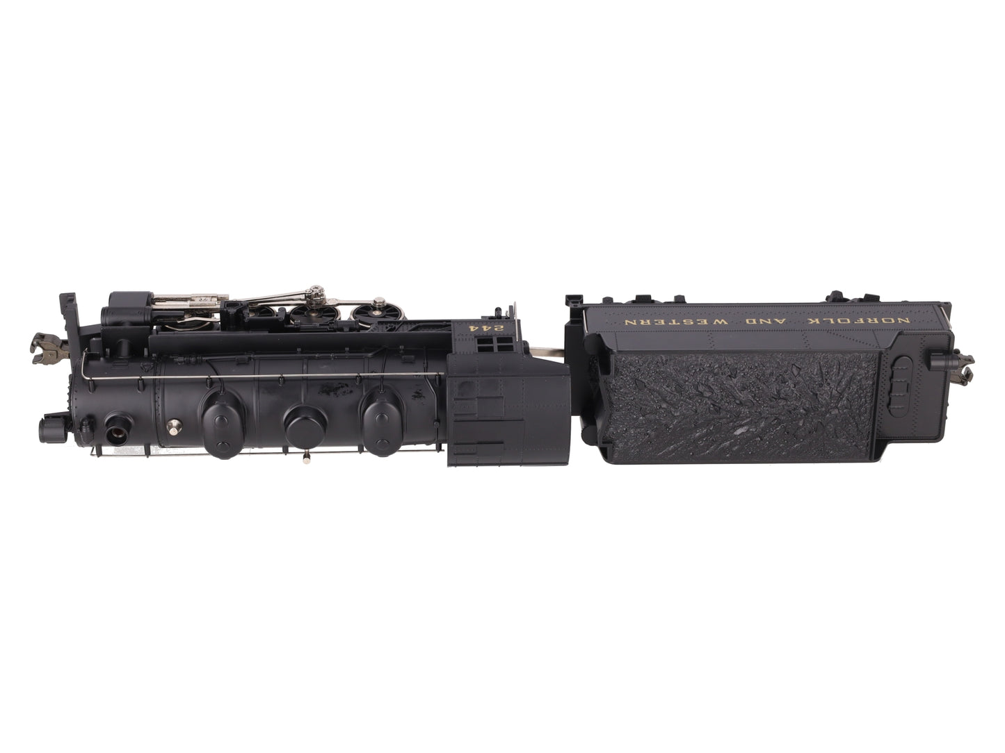 MTH 30-1111 O Gauge N&W 0-8-0 Die-cast Steam Switcher #244 EX/Box