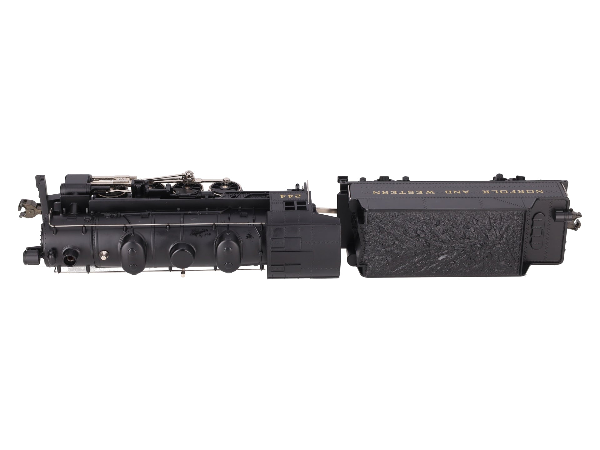 MTH 30-1111 O Gauge N&W 0-8-0 Die-cast Steam Switcher #244 EX/Box