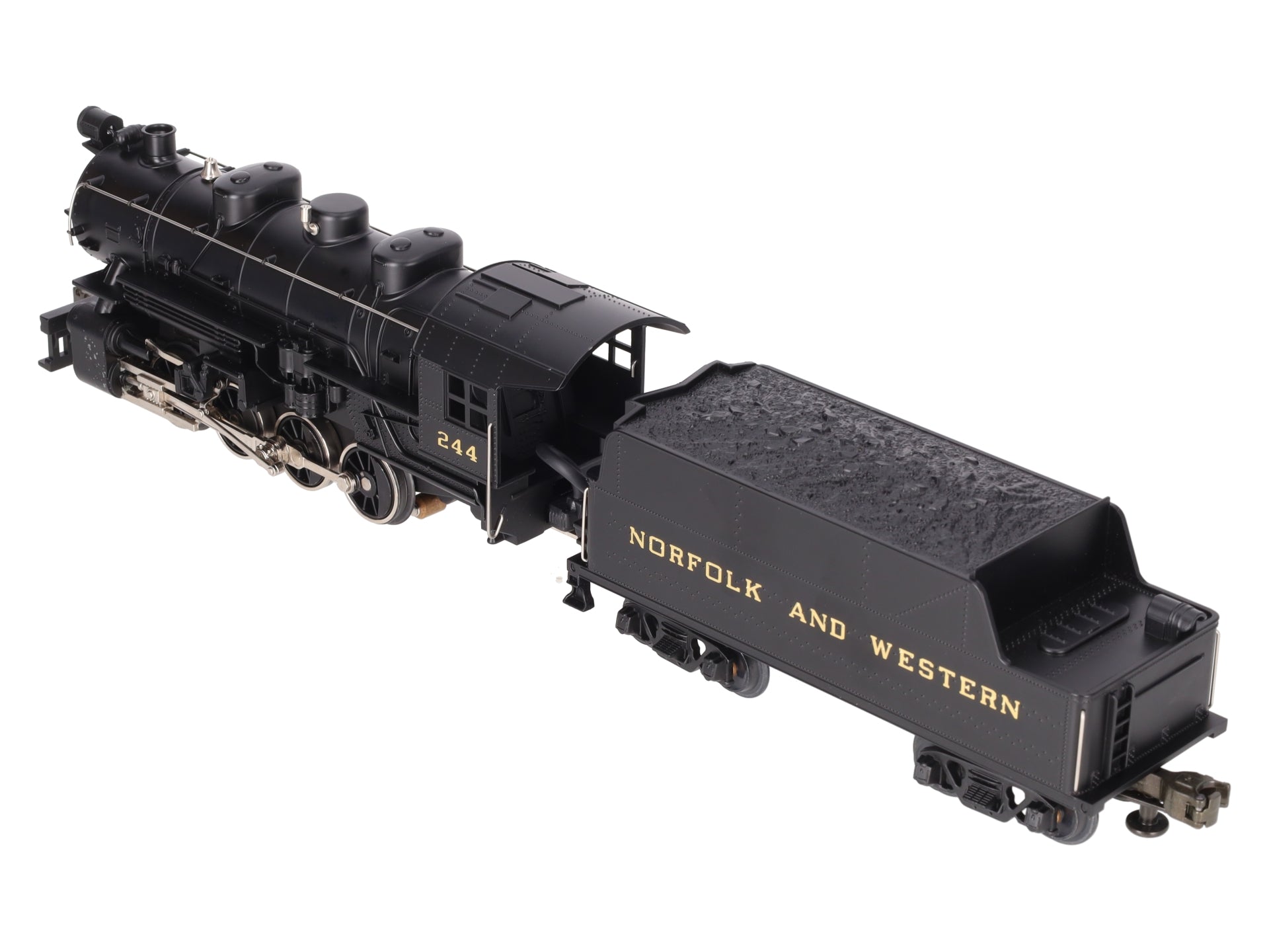 MTH 30-1111 O Gauge N&W 0-8-0 Die-cast Steam Switcher #244 EX/Box