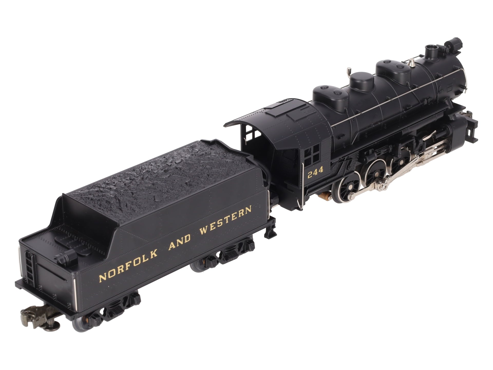 MTH 30-1111 O Gauge N&W 0-8-0 Die-cast Steam Switcher #244 EX/Box