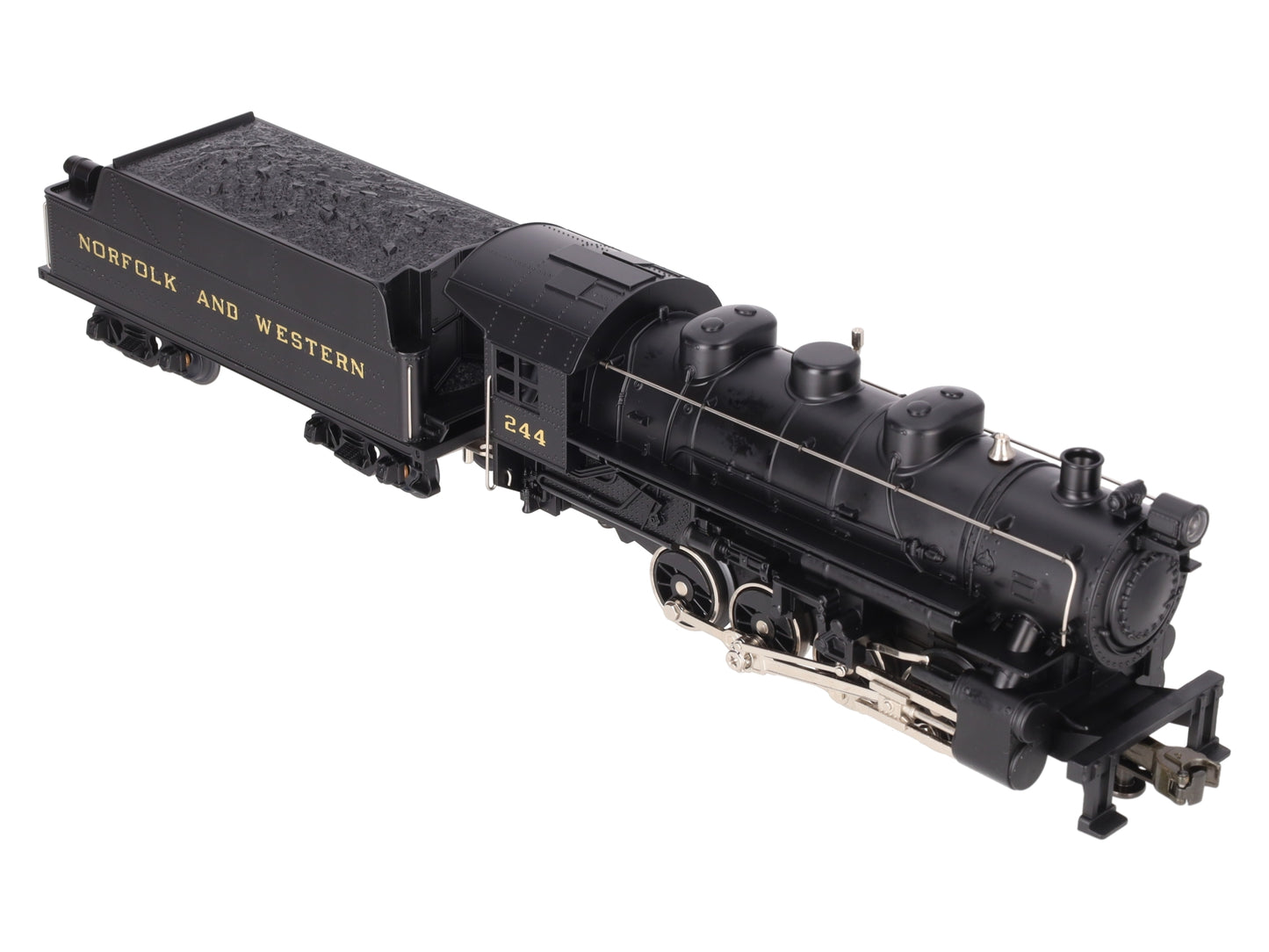 MTH 30-1111 O Gauge N&W 0-8-0 Die-cast Steam Switcher #244 EX/Box