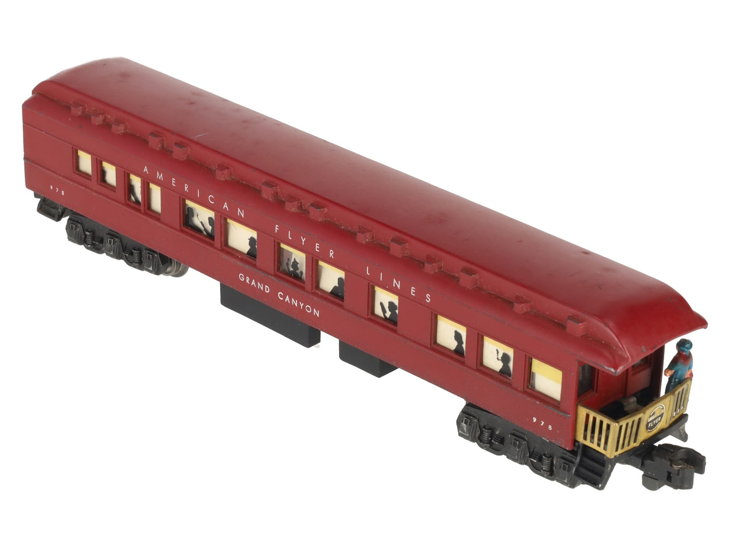 American Flyer 978 Vintage S AFTL Grand Canyon Operating Observation Car EX
