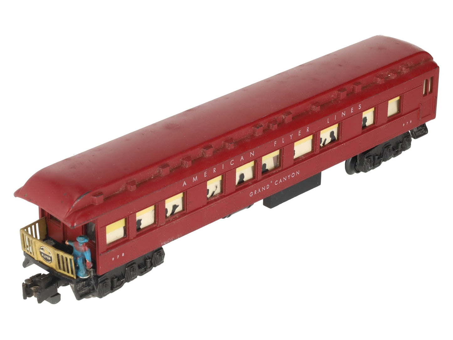 American Flyer 978 Vintage S AFTL Grand Canyon Operating Observation Car EX